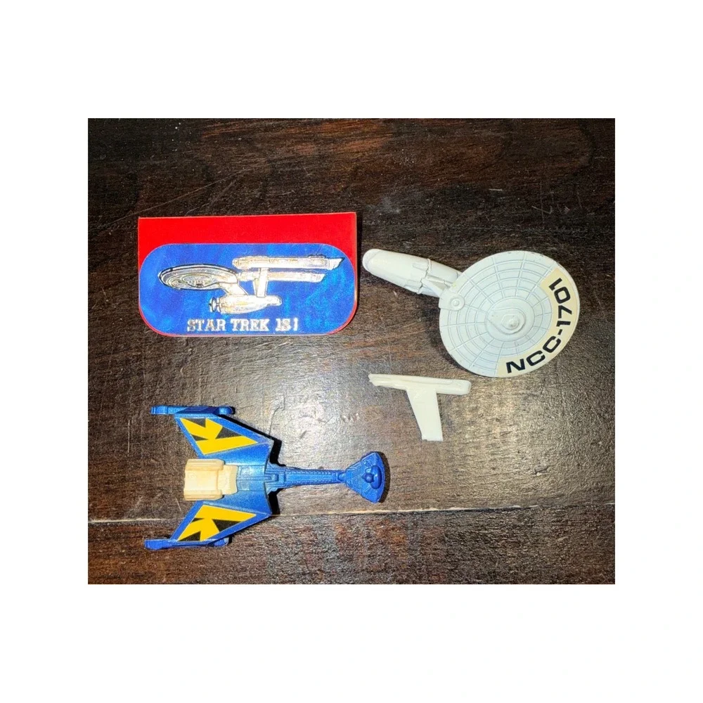 Corgi Star Trek Klingon USS‎ Enterprise Die Cast Starship Toy Name Tag